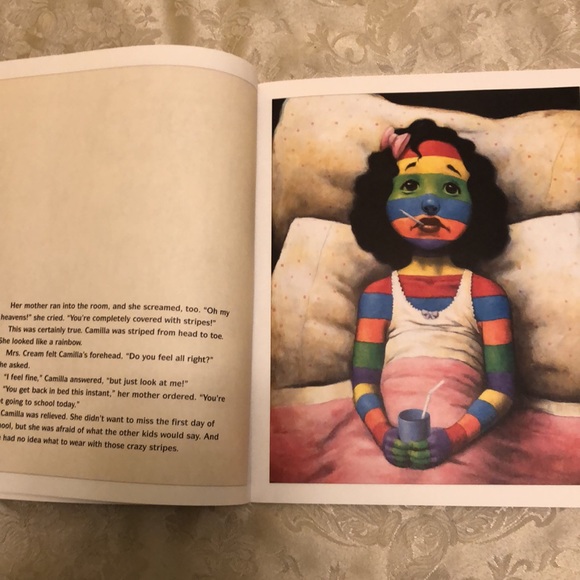 A BAD CASE OF STRIPES - NWOT SCHOLASTIC CHILDREN’S BOOK EDUCATIONAL  1998 - #233 - Picture 4 of 8